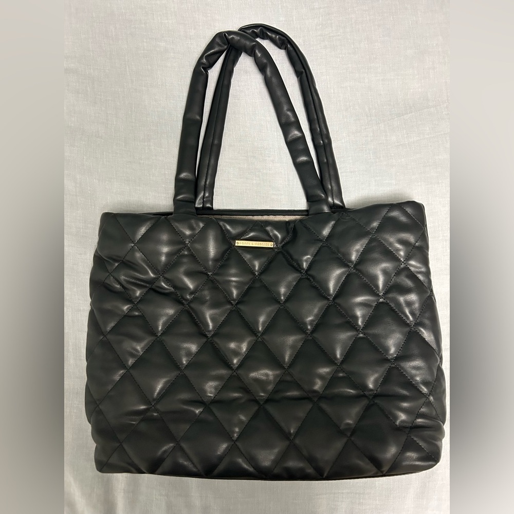 Poppy & Peonies Quilted Tote